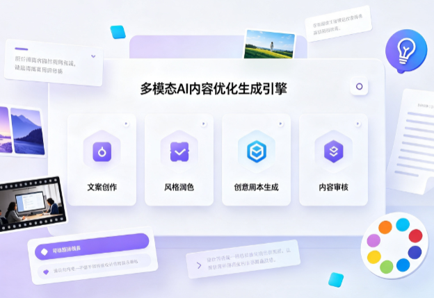 矿区AI智能内容优化创新 多模态生成技术丰富数字内容创作生态